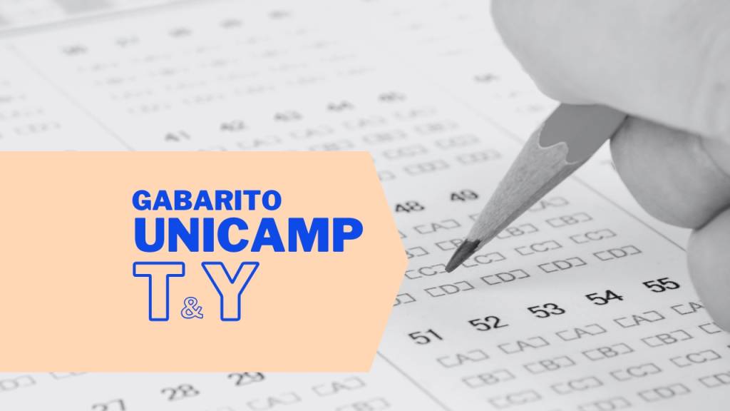 Gabarito Unicamp 2025 prova T e Y: confira a correção extraoficial