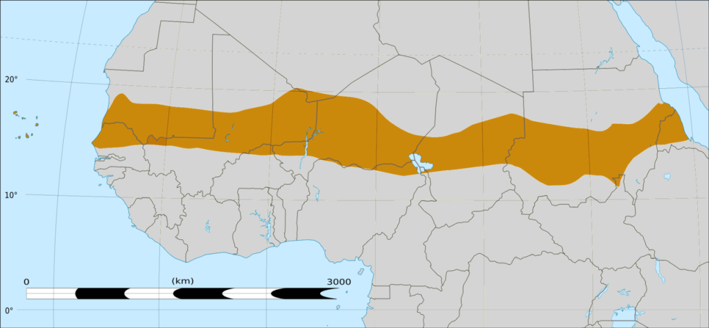 mapa do sahel africa