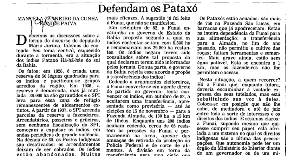 Captura do artigo 