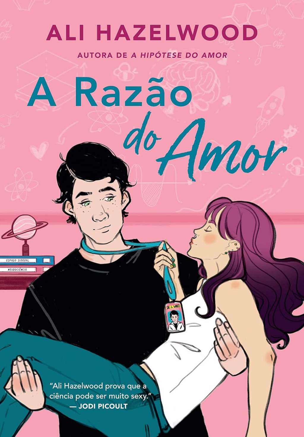 Capa do livro "A razão do amor"