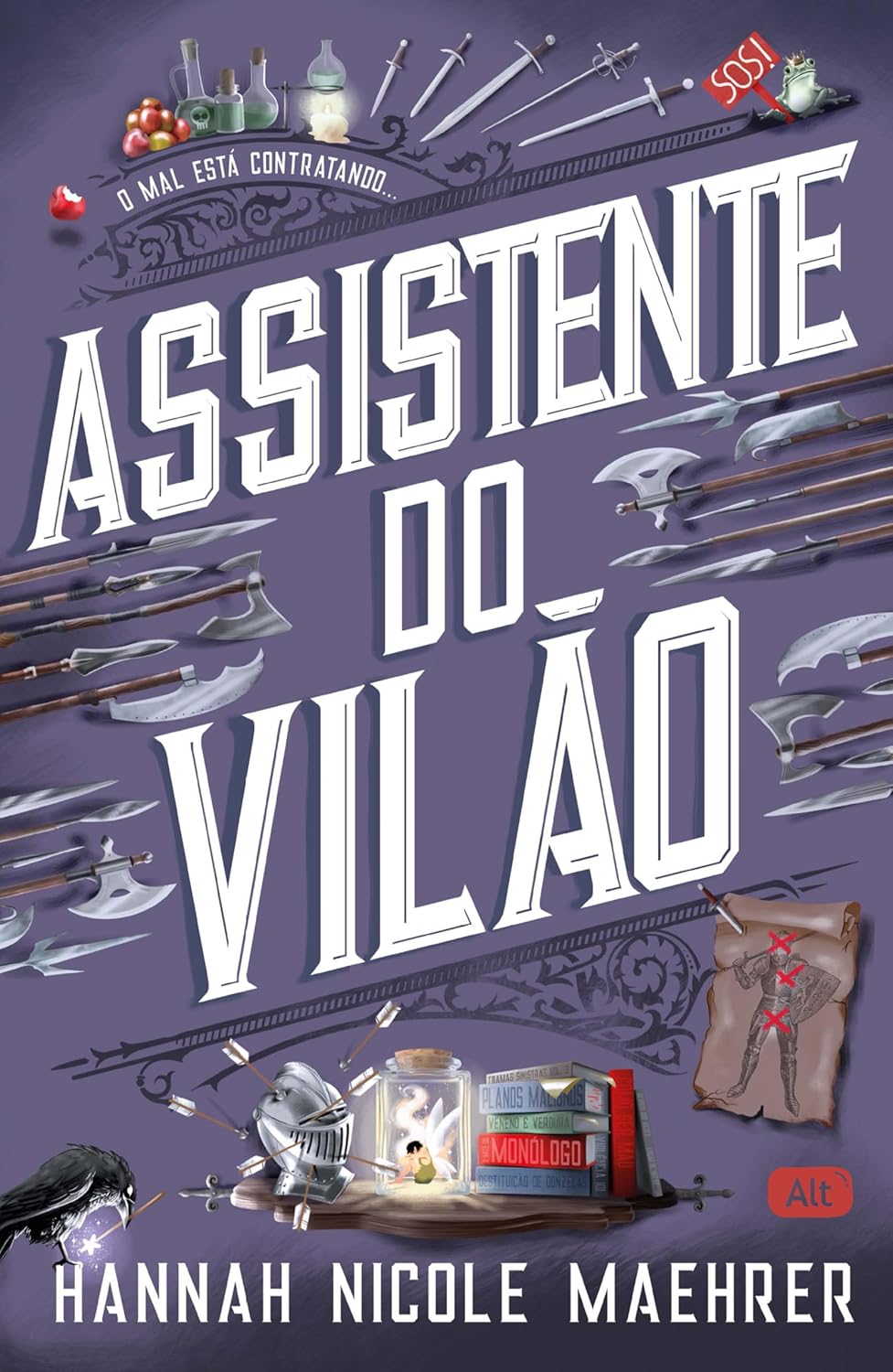 Capa do livro "Assistente do Vilão"