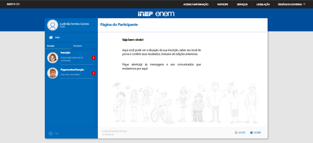 enem pagar a inscrição